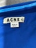 Acne 100% Polyester Blue Long Sleeve Blouse Size EU 42 / US 12 - photo 9