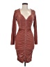 Privy 100% Polyester Burgundy Cocktail Dress Size M - photo 1