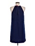 Zara Basic 100% Polyester Solid Blue Casual Dress Size M - photo 2
