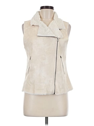 Naked Zebra Faux Fur Vest (view 1)