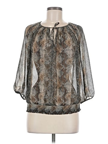 Zara Basic 3/4 Sleeve Blouse (view 1)