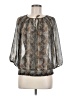 Zara Basic Gray 3/4 Sleeve Blouse Size M - photo 1