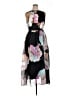 Sandra Darren Print Black Casual Dress Size 14 - photo 1