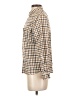 A.P.C. Checkered-gingham Tan Long Sleeve Button-Down Shirt Size EU (FR) 36 / US 4 - photo 5