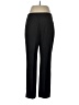 Le Suit 100% Polyester Solid Black Dress Pants Size 10 - photo 2