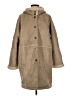 H&M 100% Polyester Tan Coat Size M - photo 1