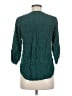 Daniel Rainn 100% Rayon Polka Dots Teal 3/4 Sleeve Blouse Size M - photo 2