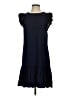 CeCe Solid Blue Casual Dress Size 4 - photo 1