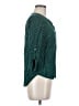 Daniel Rainn 100% Rayon Polka Dots Teal 3/4 Sleeve Blouse Size M - photo 4