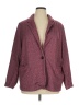 Lands' End 100% Polyester Burgundy Blazer Size 1X - photo 1