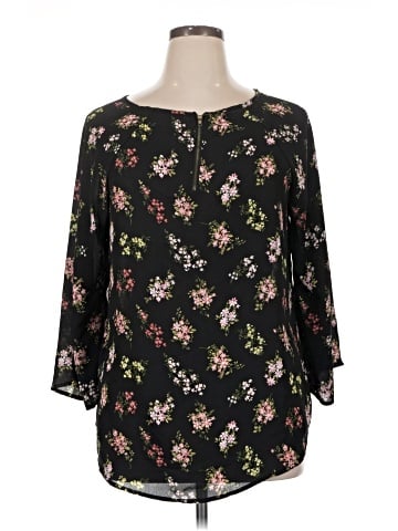 Papermoon 3/4 Sleeve Blouse (view 1)