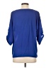 Venus 100% Polyester Blue 3/4 Sleeve Blouse Size S - photo 2