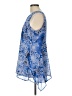 Fever 100% Polyester Blue Sleeveless Blouse Size L - photo 5