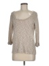 Sparkle & Fade Tan Pullover Sweater Size M - photo 1
