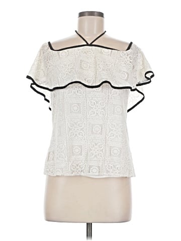 WAYF Short Sleeve Blouse (view 1)