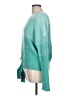 Parker Color Block Teal Pullover Sweater Size L - photo 5