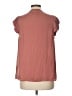Fab'rik 100% Polyester Brown Short Sleeve Blouse Size L - photo 2