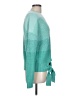 Parker Color Block Teal Pullover Sweater Size L - photo 4