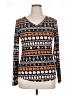 No Boundaries Orange Long Sleeve Henley Size XL - photo 1