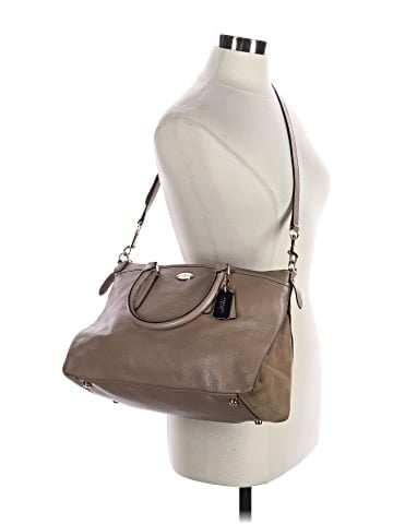 Coach Factory Leather Satchel (view 2)