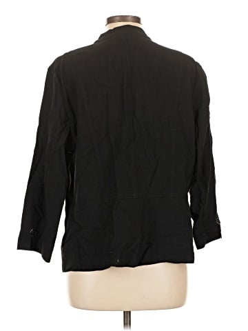 MULTIPLES 3/4 Sleeve Button-Down Shirt (view 2)