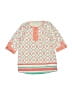 Cabana Life Teal 3/4 Sleeve Blouse Size 10 - photo 1