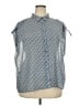 Tommy Hilfiger 100% Polyester Blue Sleeveless Blouse Size XXL - photo 1