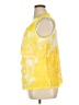 Coldwater Creek 100% Polyester Yellow Sleeveless Blouse Size 1X - photo 5