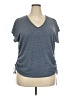 Max Studio Gray Short Sleeve Top Size 2X - photo 1