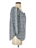 Walker & Wade 100% Rayon Blue 3/4 Sleeve Blouse Size XS - photo 4