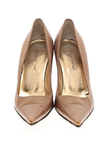 Dolce & Gabbana Leather Vintage Heels (view 2)