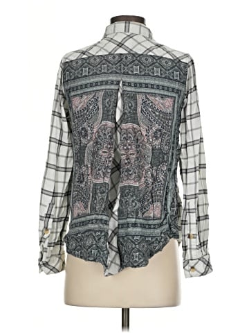 Tolani Long Sleeve Button-Down Shirt (view 2)