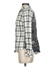 Tolani Plaid Gray Long Sleeve Button-Down Shirt Size S - photo 5