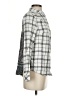 Tolani Plaid Gray Long Sleeve Button-Down Shirt Size S - photo 4