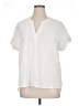 Matty M 100% Cotton Ivory Short Sleeve Blouse Size XL - photo 1