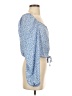 rue21 100% Polyester Blue Long Sleeve Blouse Size S - photo 4