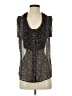 Reformed 100% Polyester Black Sleeveless Blouse Size M - photo 1