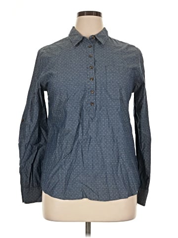 Jachs Girlfriend Long Sleeve Button-Down Shirt (view 1)