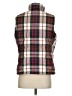 Lands' End 100% Polyester Plaid Red Vest Size S (petite) - photo 2