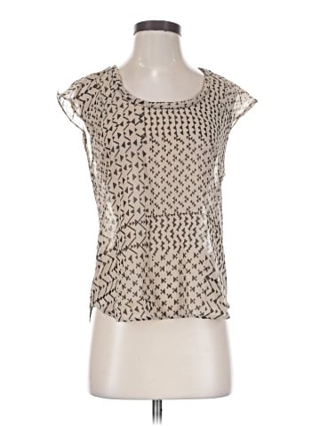 Line & Dot Sleeveless Blouse (view 1)