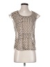 Line & Dot Silver Sleeveless Blouse Size S - photo 1