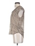 Line & Dot Silver Sleeveless Blouse Size S - photo 5