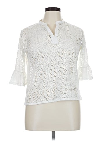 Avon 3/4 Sleeve Blouse (view 1)