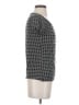 Max Mara Houndstooth Gray Short Sleeve T-Shirt Size S - photo 4