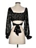 Altar'd State Black 3/4 Sleeve Blouse Size XS - photo 2