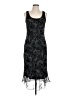 Jonathan Martin 100% Polyester Paisley Black Cocktail Dress Size 12 - photo 1