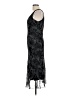 Jonathan Martin 100% Polyester Paisley Black Cocktail Dress Size 12 - photo 5