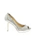 Jimmy Choo Metallic Silver Heels Size EU 40 1/2 - photo 1
