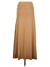 Real Essentials Solid Tan Casual Skirt Size M - photo 2