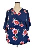 Gibson 100% Polyester Blue Kimono Size 2X - photo 1